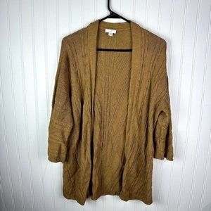 J.jill sweater cardigan mustard size‎ small petite